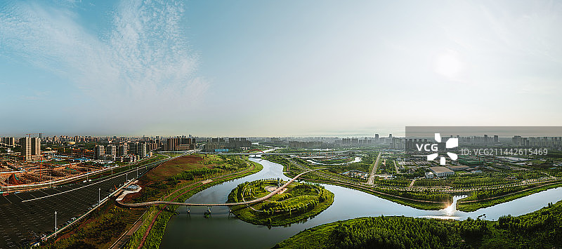 长春伊通河图片素材