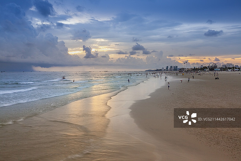 广西北海银滩，享有“天下第一滩”的美誉！图片素材