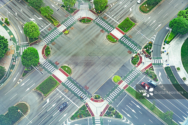 城市的交通枢纽图片素材