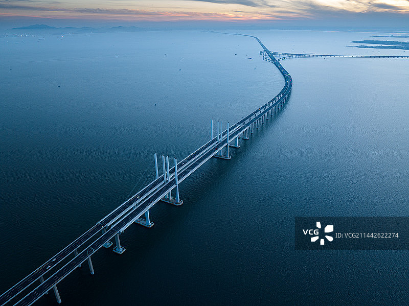 胶州湾大桥图片素材