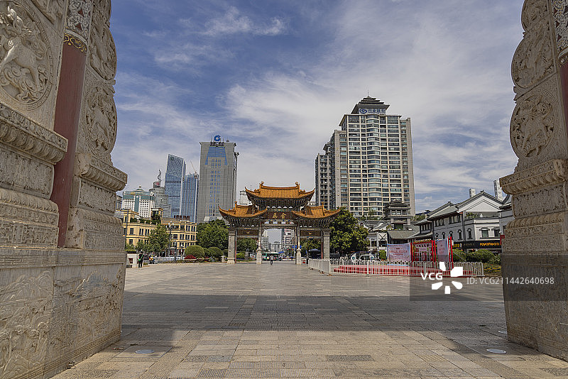 昆明金马碧鸡坊图片素材