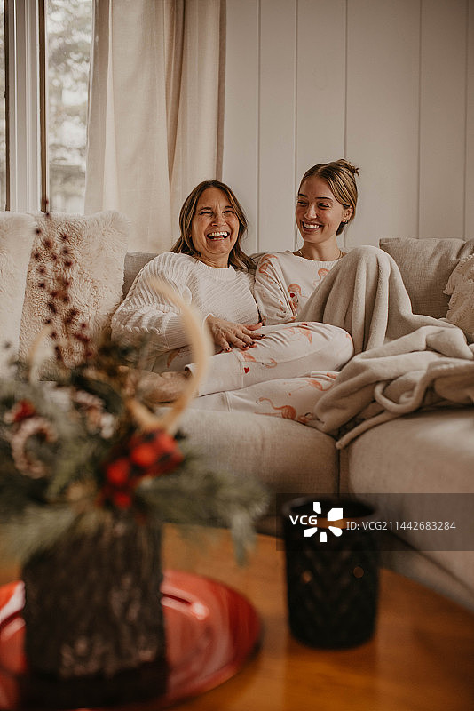 母女休闲时光（美国密歇根州）图片素材