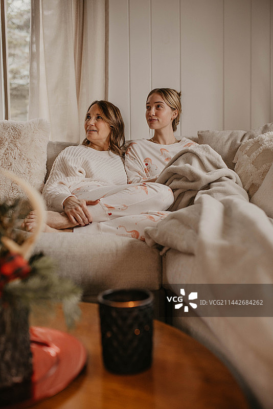 母女休闲时光（美国密歇根州）图片素材