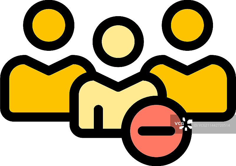 黑名单群组阻止图标图片素材