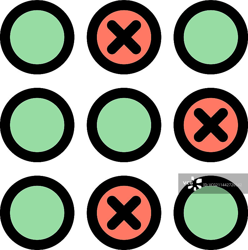 黑名单代码扁平图标图片素材