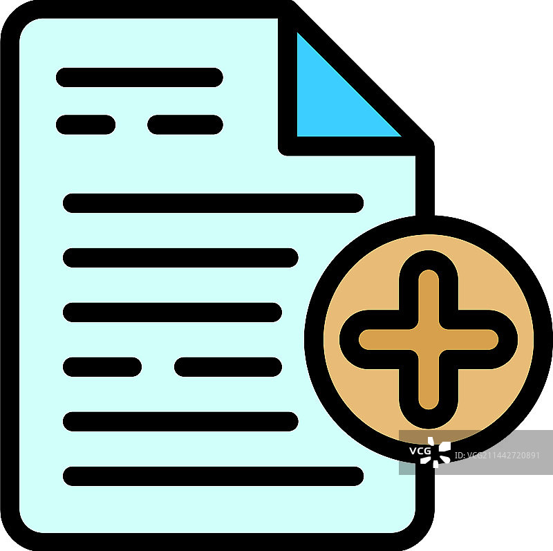 筛选搜索添加文件扁平图标图片素材