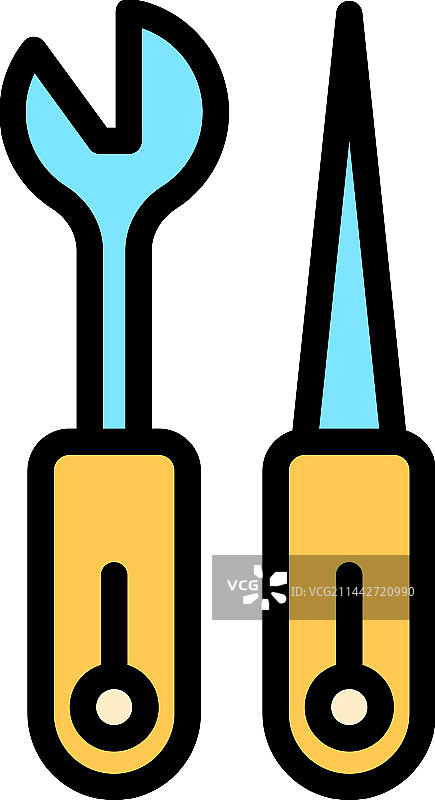 小商品配件图标扁平设计图片素材