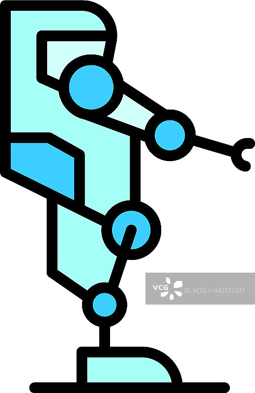 扁平游戏机器人图标图片素材