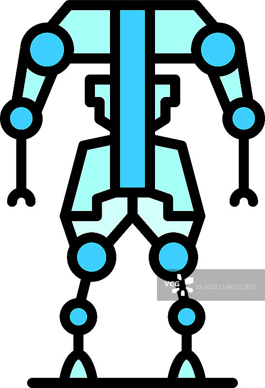 身体技术图标（扁平风格）图片素材