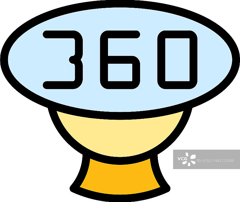 VR旅游图标（扁平风格）图片素材