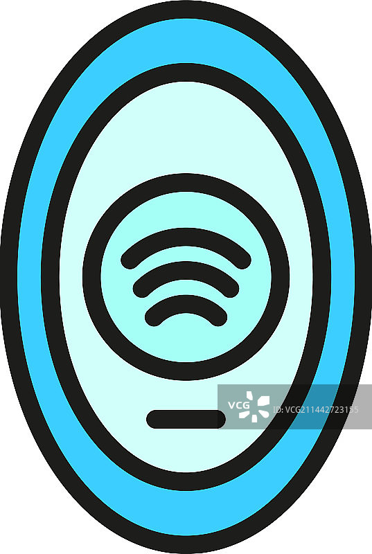 医疗健康追踪器扁平图标图片素材