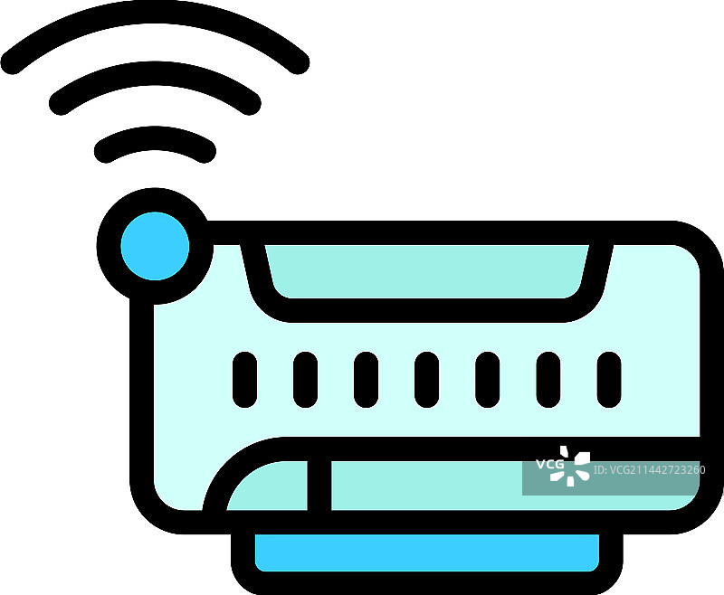 无线路由器扁平图标图片素材