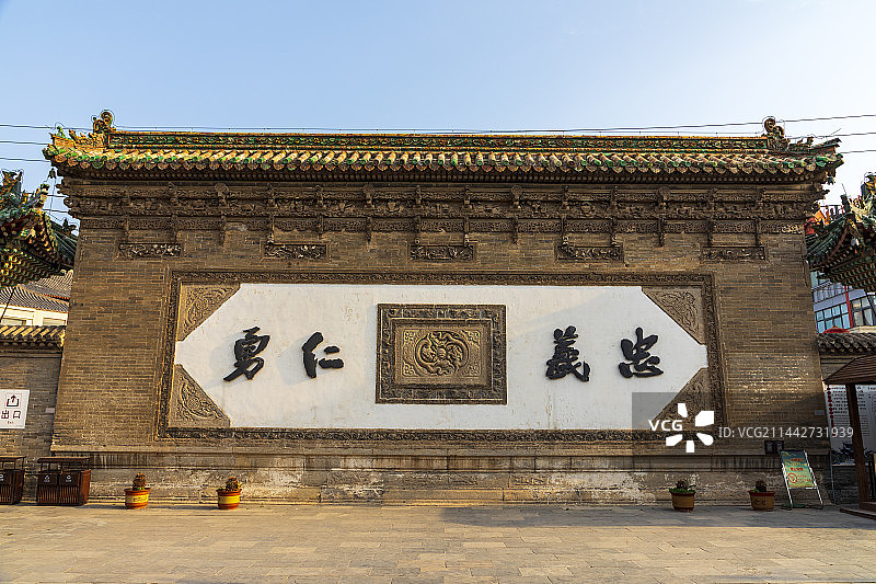 开封山陕甘会馆古建筑图片素材