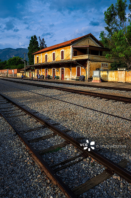 米轨车站图片素材