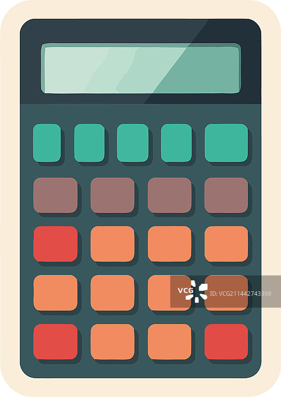 可爱的计算器设计图片素材