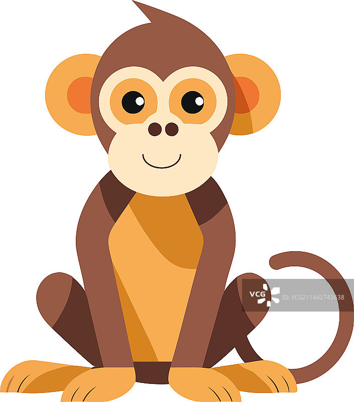 可爱小猴子图片素材
