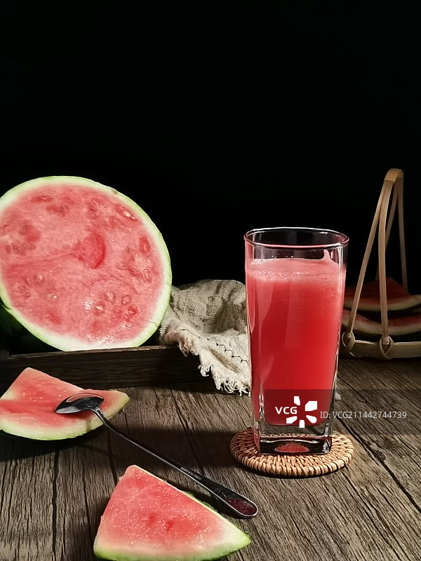 西瓜汁图片素材