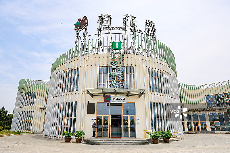 江苏淮安金湖荷花荡景区图片素材