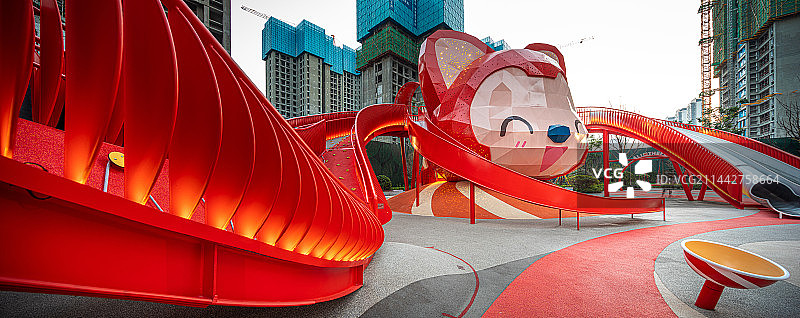 户外儿童乐园图片素材