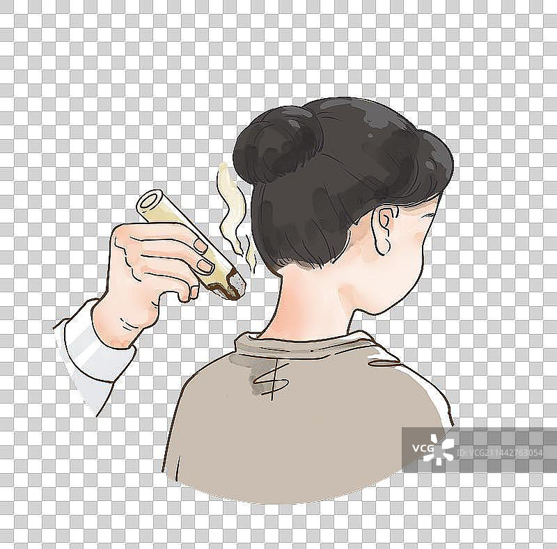 艾灸图片素材