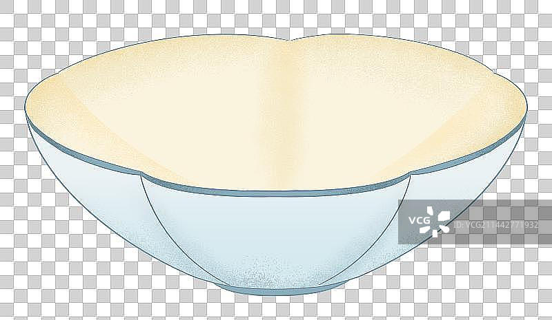 中国风中式空碗插画元素图片素材