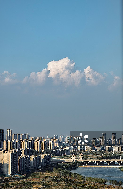 城市风光高视角图片素材