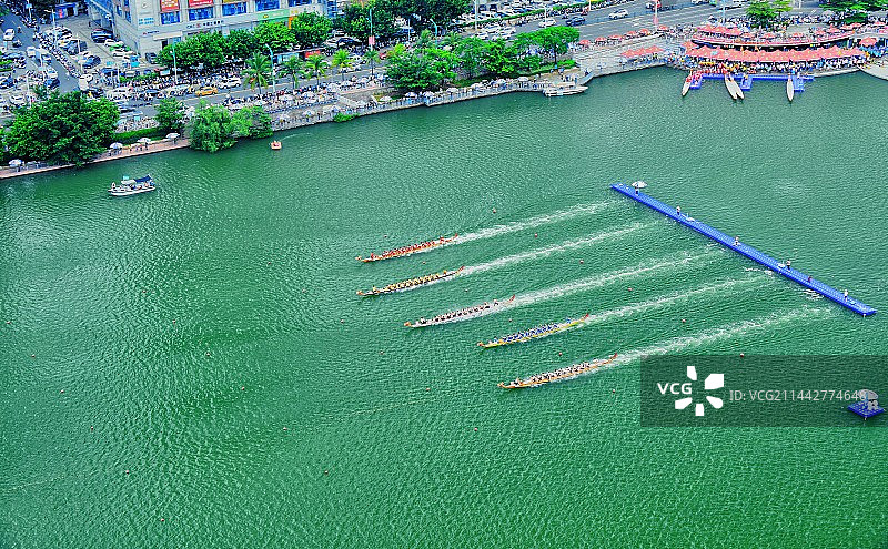 三亚龙舟赛！图片素材
