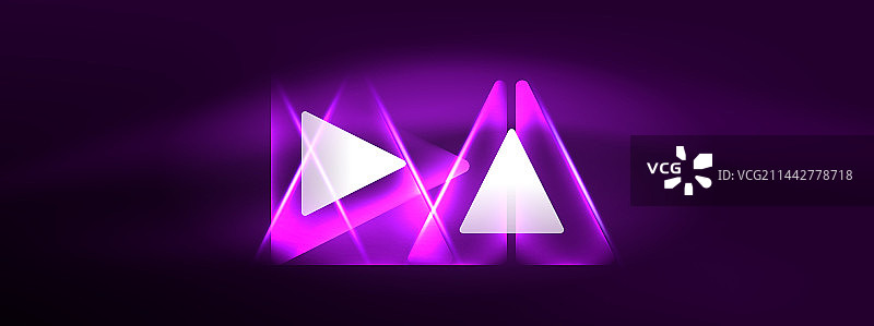 霓虹灯黑客几何背景虚拟图片素材