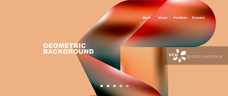 Glassmorphism登陆页背景模板图片素材