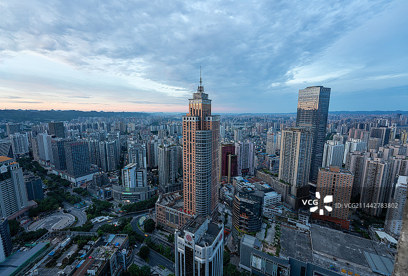 重庆南岸区南坪cbd图片素材