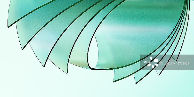 3D高清渲染抽象绿色艺术背景图片素材