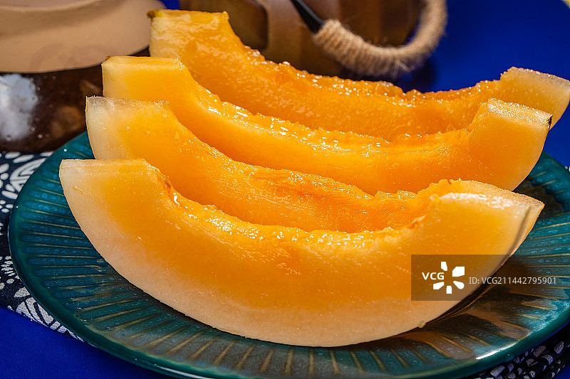 新疆水果哈密瓜图片素材