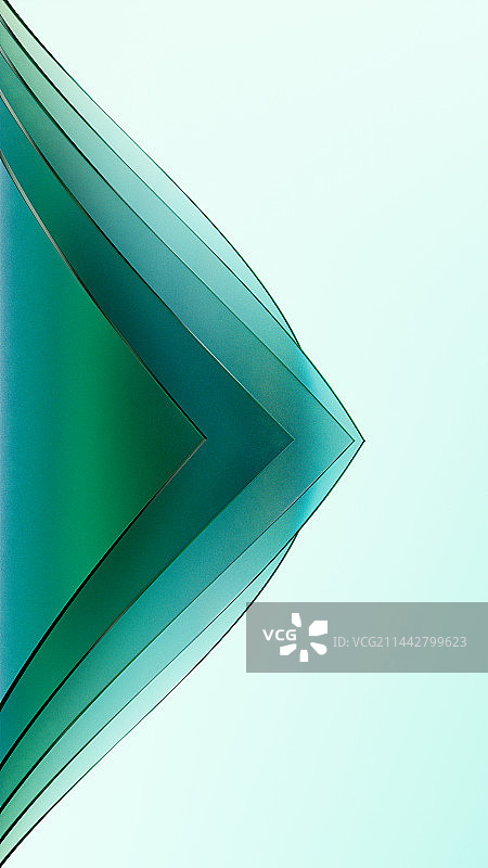 3D高清渲染抽象绿色艺术背景图片素材