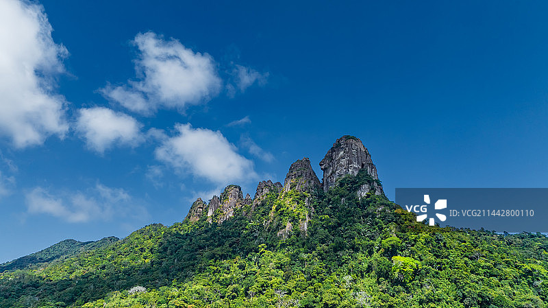 航拍海南七仙岭风光图片素材