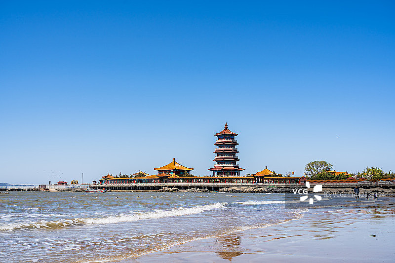 人间仙境，蓬莱图片素材