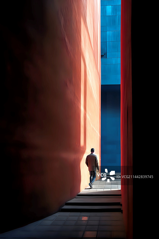 街头光影图片素材