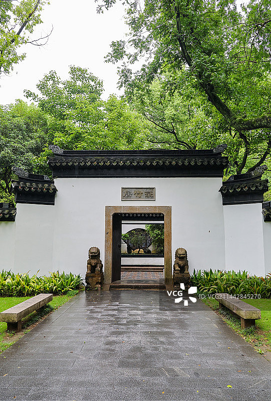 苏州昆山亭林园留晖园图片素材