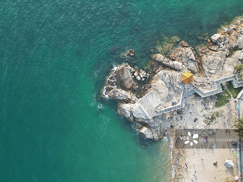 沙鱼涌沙滩风景图片素材