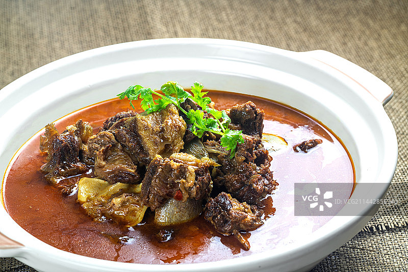 红烧牛肋骨图片素材