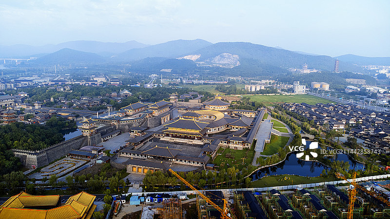 襄阳唐城影视基地·牡丹坛图片素材