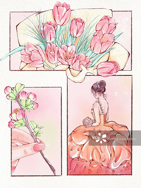 水彩插画图片素材