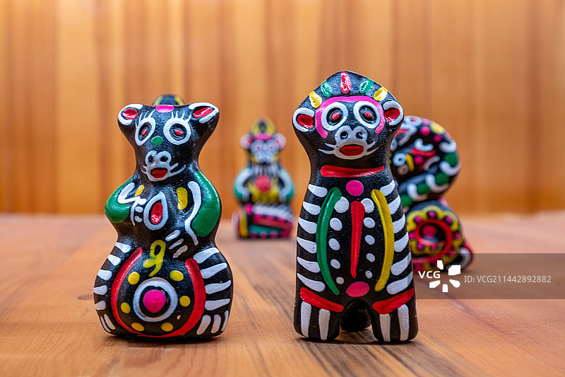 非物质文化遗产中国河南省周口淮阳泥泥狗图片素材