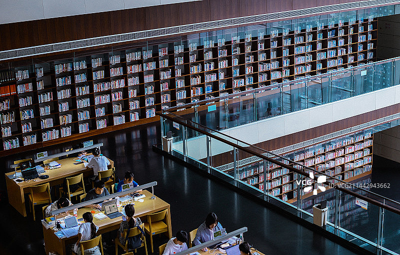 四川省图书馆图片素材