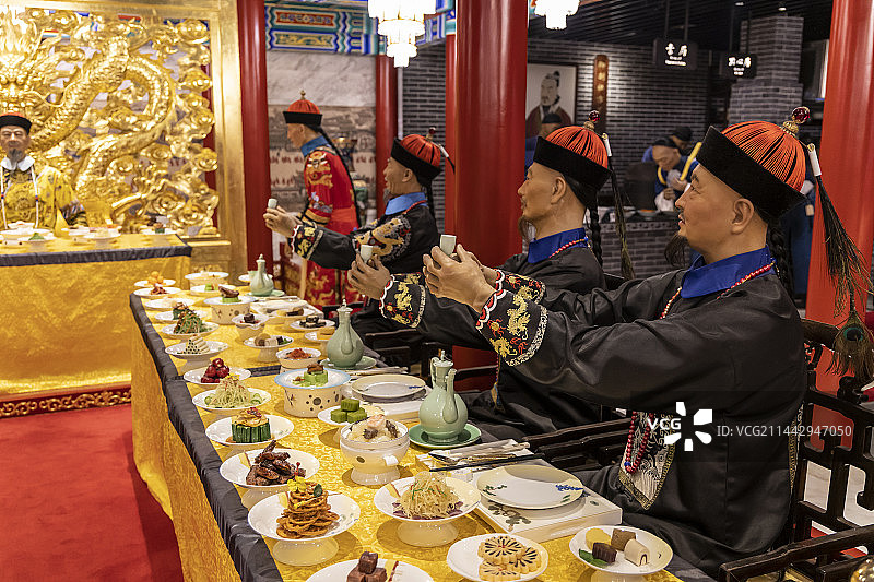 北京御仙都·中国皇家菜博物馆：清代宫廷宴会图片素材