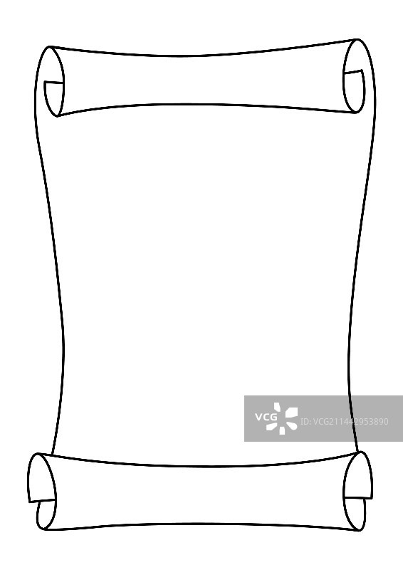 复古莎草纸卷轴素材图片素材