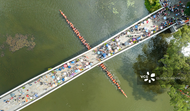 2023荔枝湾 新西关 民俗文化活动 五月五 龙船鼓 端午节图片素材