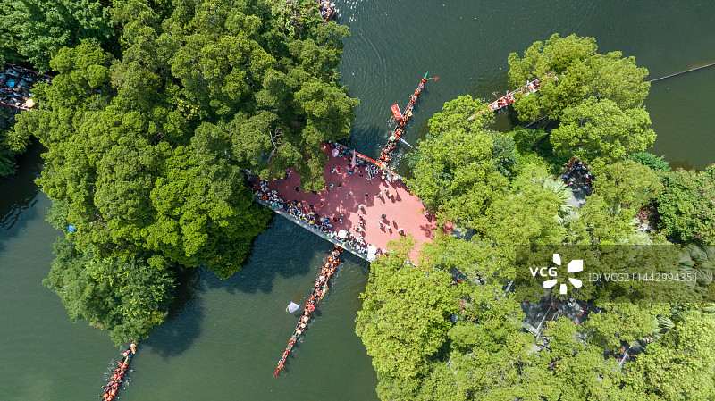 2023荔枝湾 新西关 民俗文化活动 五月五 龙船鼓 端午节图片素材