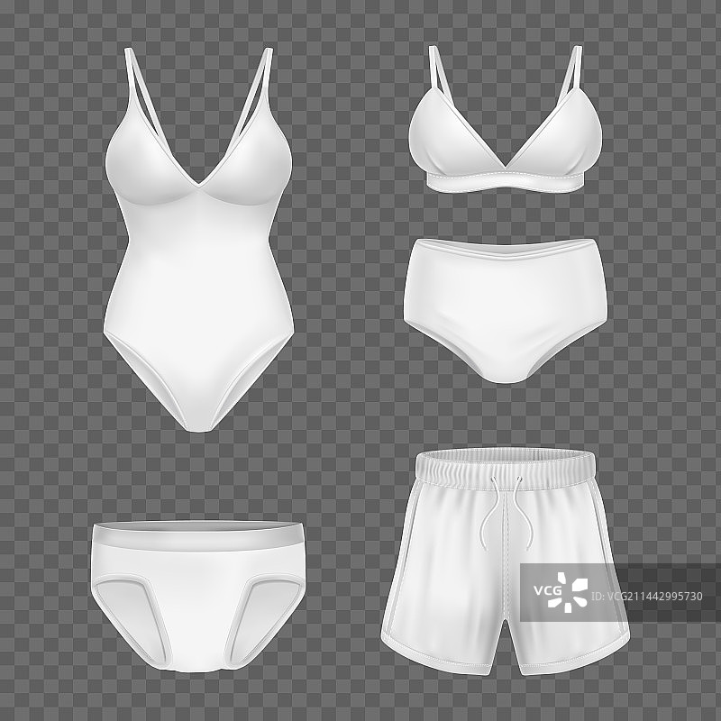 男女泳装套装图片素材
