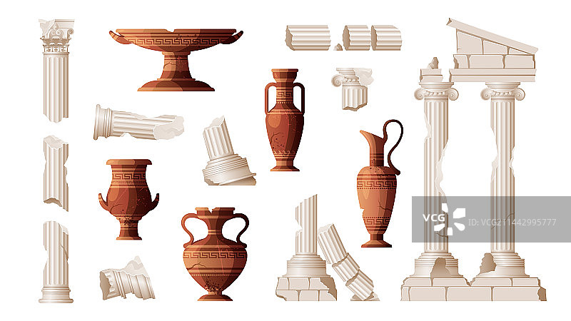 古代发现图标集图片素材