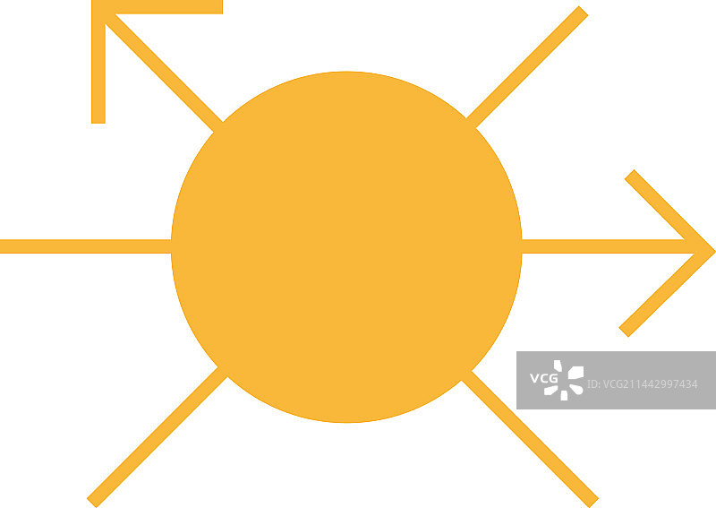 现代未来主义太阳形象图片素材